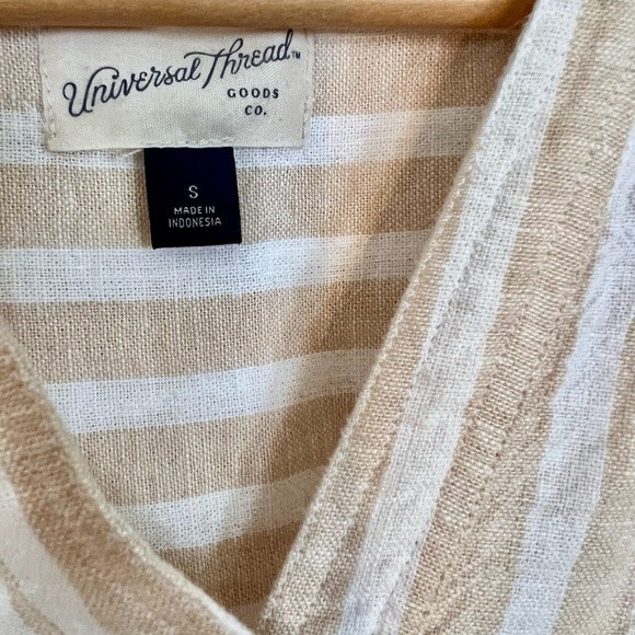 Womans Linen Tunic Dress Size Small- Nancy Meyers Style - Picture 3 of 5